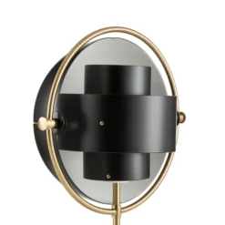 GUBI Multi-Lite pöytävalaisin, korkeus 50 cm, messinki/musta