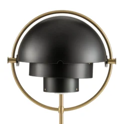 GUBI Multi-Lite pöytävalaisin, korkeus 50 cm, messinki/musta