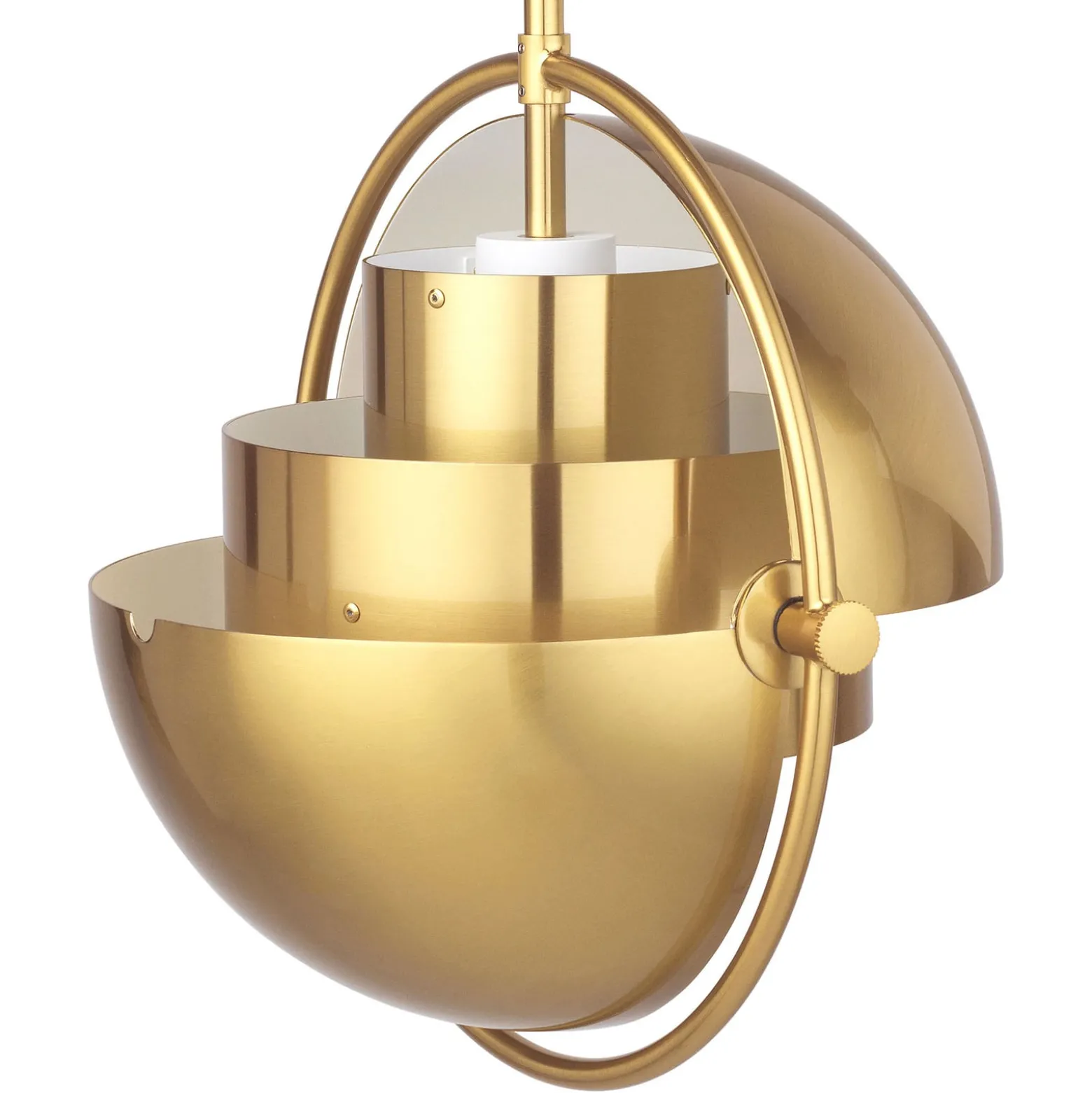 Gubi Multi-Lite riippuvalaisin, Ø 27 cm, messinki/messinki