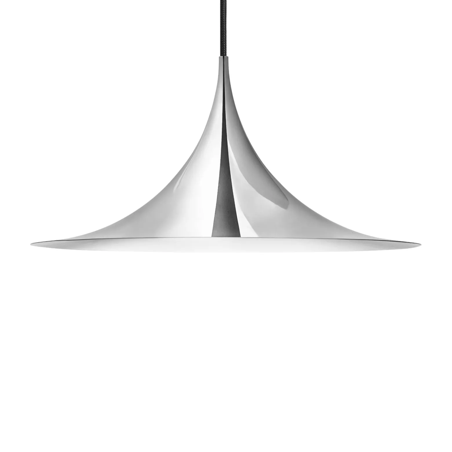 GUBI Semi riippuvalaisin, Ø 60 cm, kromi