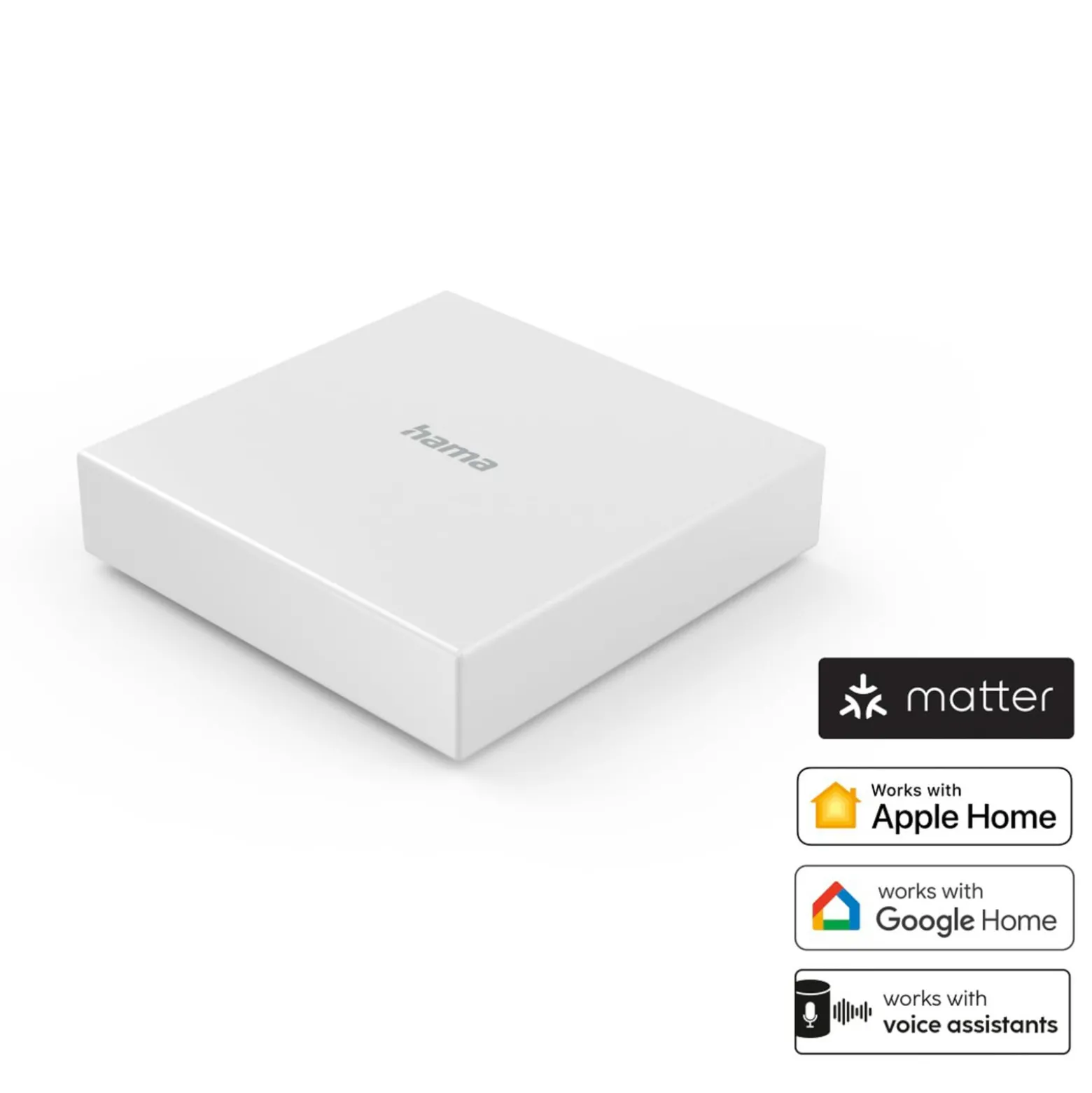 Hama Smart Home Hub ohjauskeskus WLAN ZigBee Matter Thread valkoinen