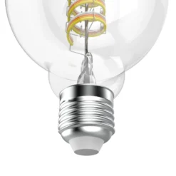 Hama Smart LED hehkulamppu E27 G95, WLAN, Matter, 4,9 W, RGBW