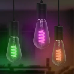 Hama Smart LED hehkulamppu E27 ST64, WLAN, Matter, 4,9 W, RGBW
