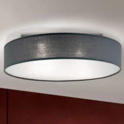 Harmaa kattovalaisin Ufo pellavavarjostimella