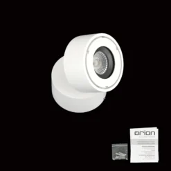 Harvey LED-ulkovalaisin, valkoinen, Ø 10 cm, painevalettua alumiinia