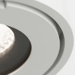 Harvey LED-ulkovalaisin, valkoinen, Ø 10 cm, painevalettua alumiinia