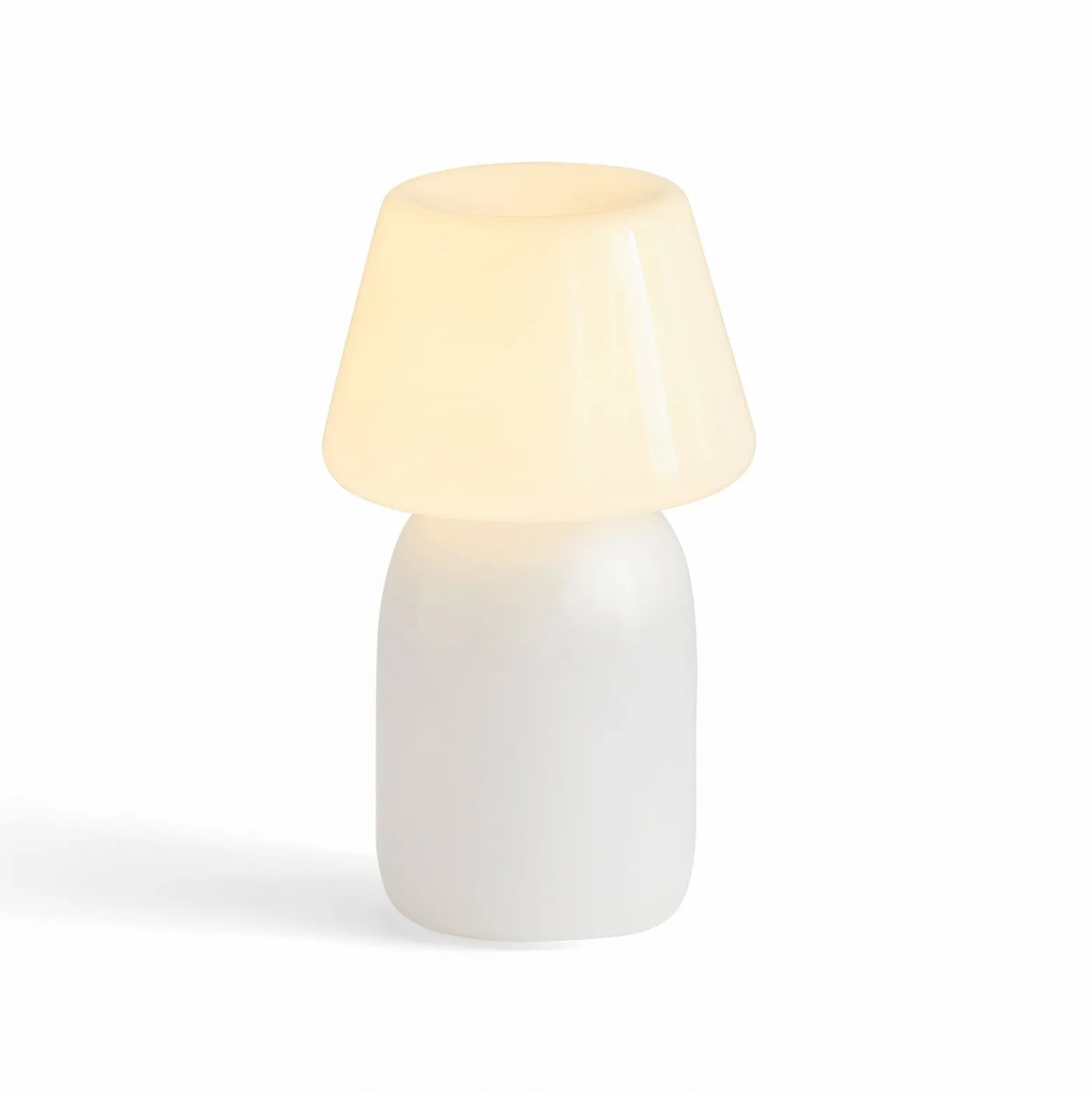HAY Apollo Kannettava LED-ladattava lasinen pöytävalaisin