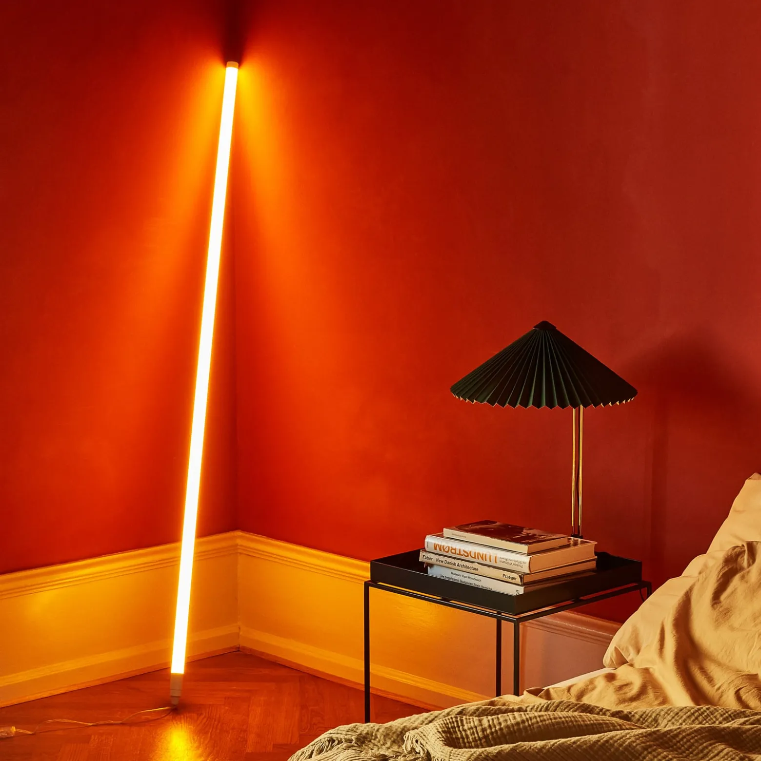 HAY LED-loisteputki Neon Tube, punainen, PVC, pituus 1,5 m, pistoke