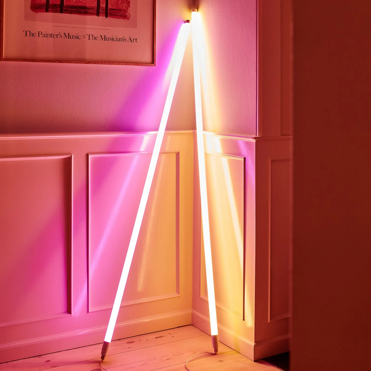 HAY LED-loisteputki Neon Tube, vaaleanpunainen, PVC, pituus 1,5 m, pistoke