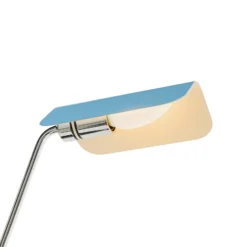 HAY-työpöytälamppu Apex, pastellisävyinen sininen, 38 cm, E14, teräs