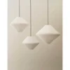 HAY-varjostin Diamond, halkaisija 60 cm, valkoinen, paperi/bambu