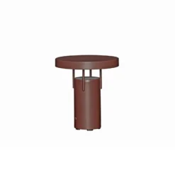 HÜBSCH LED-akkukäyttöinen pöytälamppu BringMe Mini, viininpunainen, 20 cm