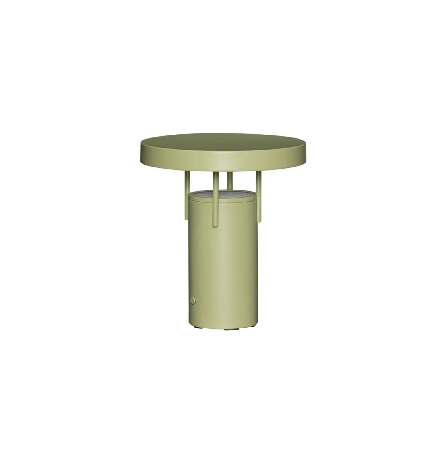 HÜBSCH LED-akkukäyttöinen pöytävalaisin BringMe Mini, vihreä, korkeus 20 cm