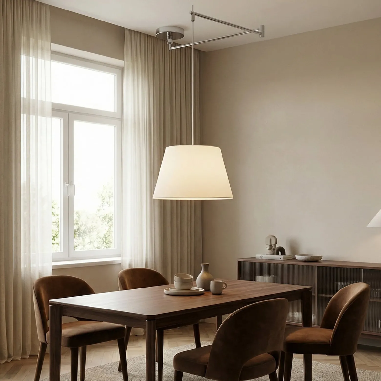 Helestra Certo -valaisin kartio 1-lamp. valkoinen
