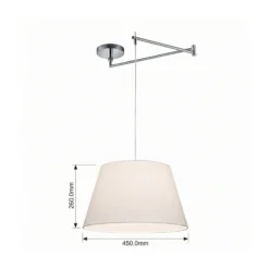 Helestra Certo -valaisin kartio 1-lamp. valkoinen
