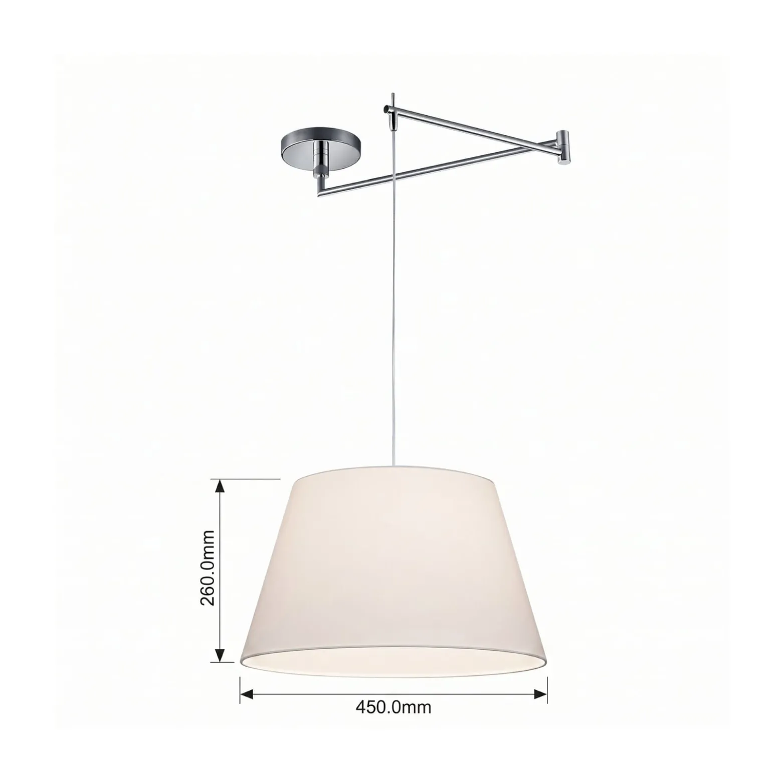 Helestra Certo -valaisin kartio 1-lamp. valkoinen