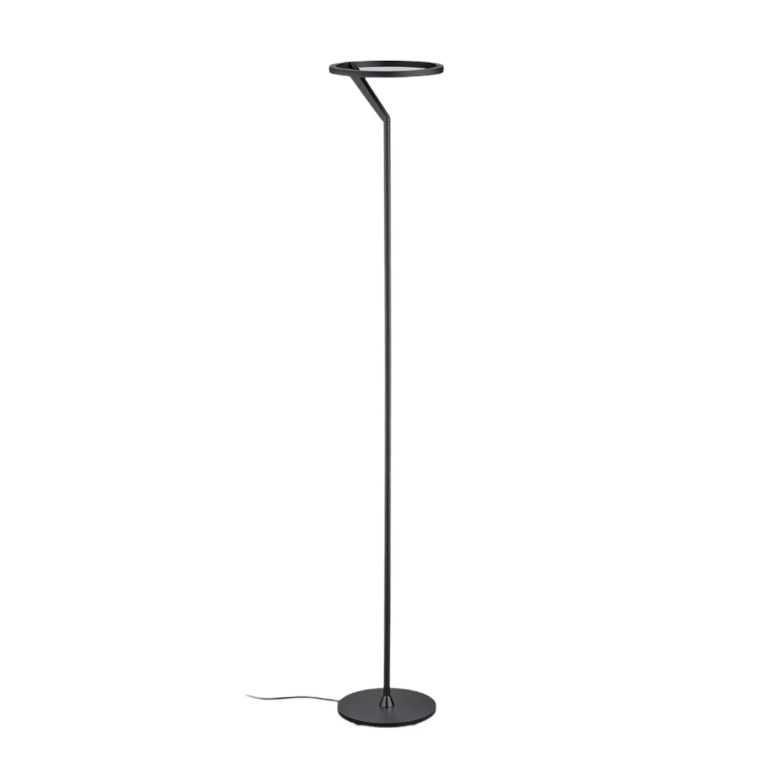 Helestra Elara-LED-lattiavalo down, himmen., musta