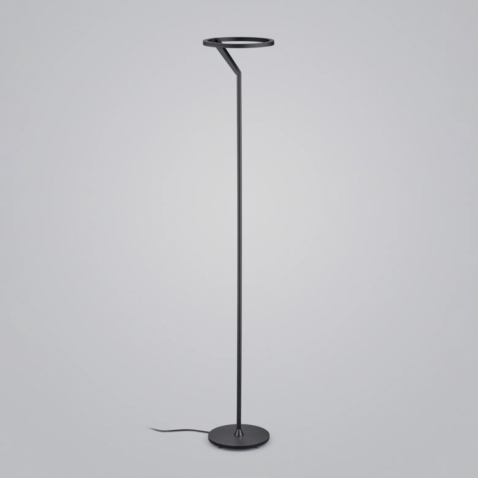 Helestra Elara-LED-lattiavalo down, himmen., musta