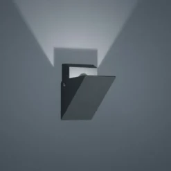 Helestra Free -LED-ulkoseinälamppu, grafiitti