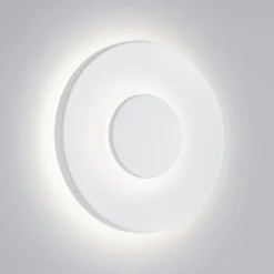 Helestra LED-ulkoseinälamppu BUD, himmennettävä, valkoinen, IP65