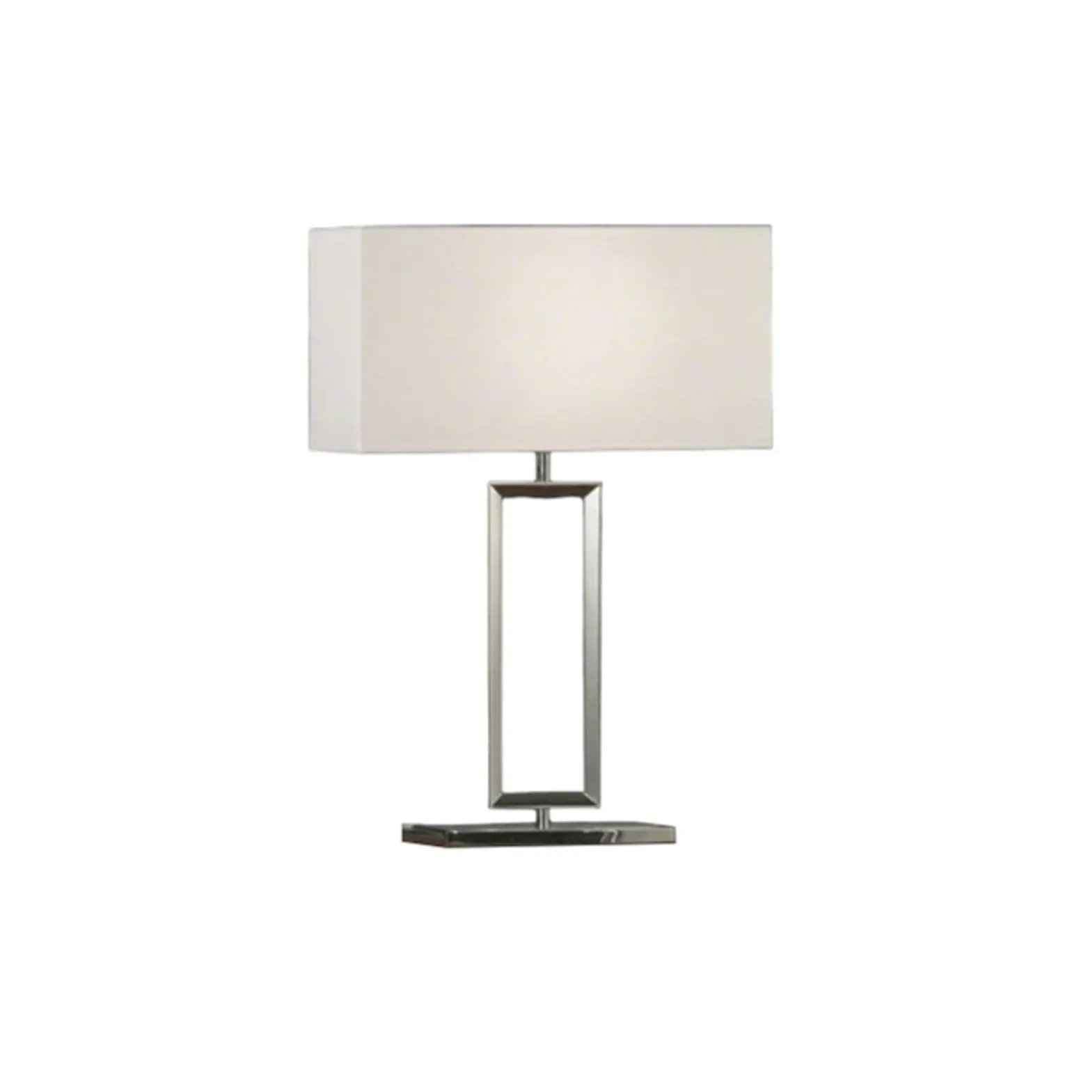 Helestra pöytävalaisin Enna 2, korkeus 30 cm, E14, valkoinen, tekstiili