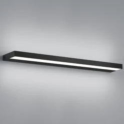 Helestra Slate LED-seinävalaisin, mattamusta 60 cm