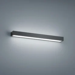 Helestra Theia LED-seinävalaisin, mattamusta 60 cm