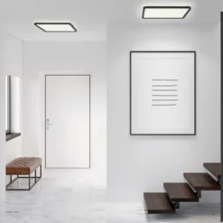 Helestra Vesp -LED-paneeli backlight 61x61cm musta