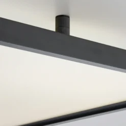 Helestra Vesp -LED-paneeli backlight 61x61cm musta