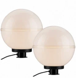 Hemis ulkokäyttöön tarkoitettu koristevalo, maapiikki, 2-pack Ø 30cm