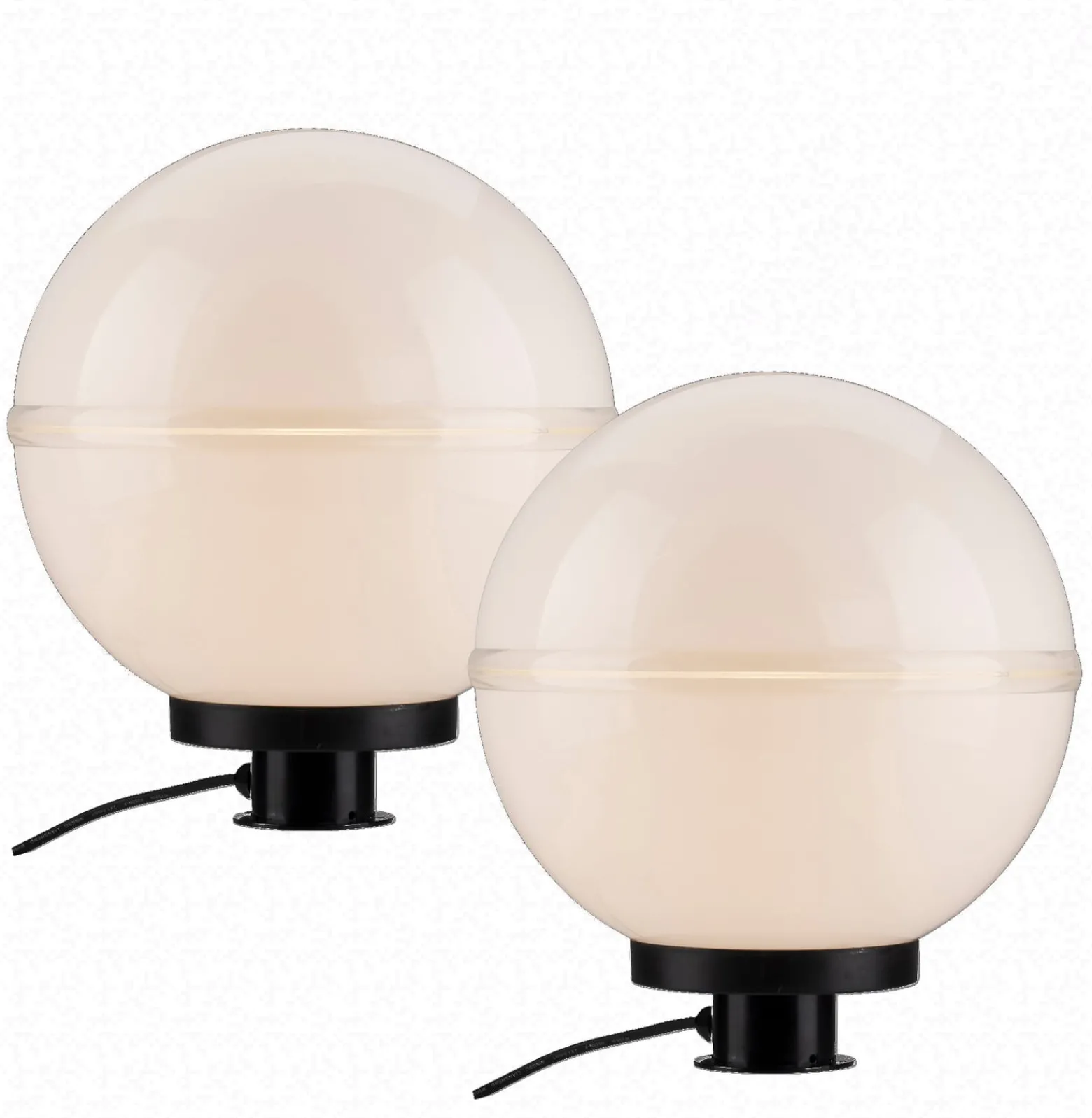 Hemis ulkokäyttöön tarkoitettu koristevalo, maapiikki, 2-pack Ø 30cm