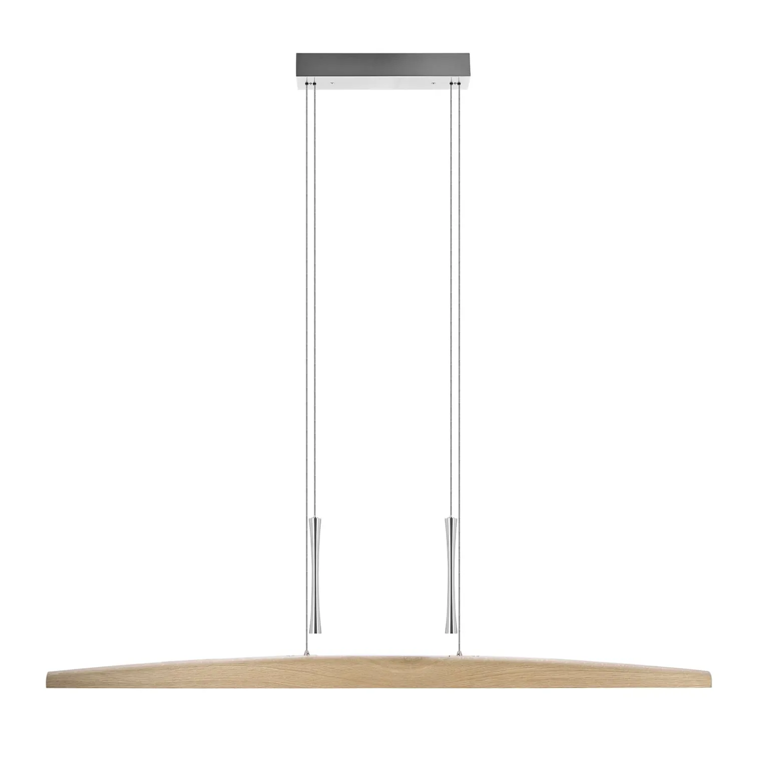 HerzBlut Arco LED-ripustusvalaisin asteiche luonnollinen 130cm