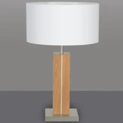 HerzBlut Dana -pöytävalaisin, tammi, korkeus 56 cm