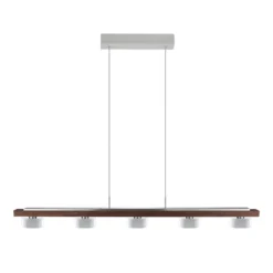 HerzBlut-riippuvalaisin Estelle, puu, 130 cm, öljytty pähkinäpuu