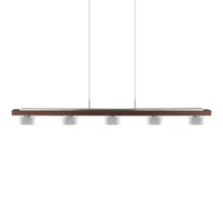 HerzBlut-riippuvalaisin Estelle, puu, 130 cm, öljytty pähkinäpuu