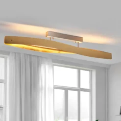 Hieno LED-kattovalaisin lehtimetalliviimeistelyllä