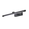 Holton-LED-akkukäyttöinen seinävalaisin, mattamusta, leveys 45 cm, CCT