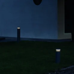 Ideal Lux LED-pylväsvalaisin Boeing, korkeus 70 cm, antrasiitti