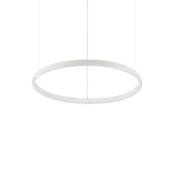 Ideal Lux LED-riippuvalaisin Oracle Slim Ø 50 cm valkoinen 3000 K