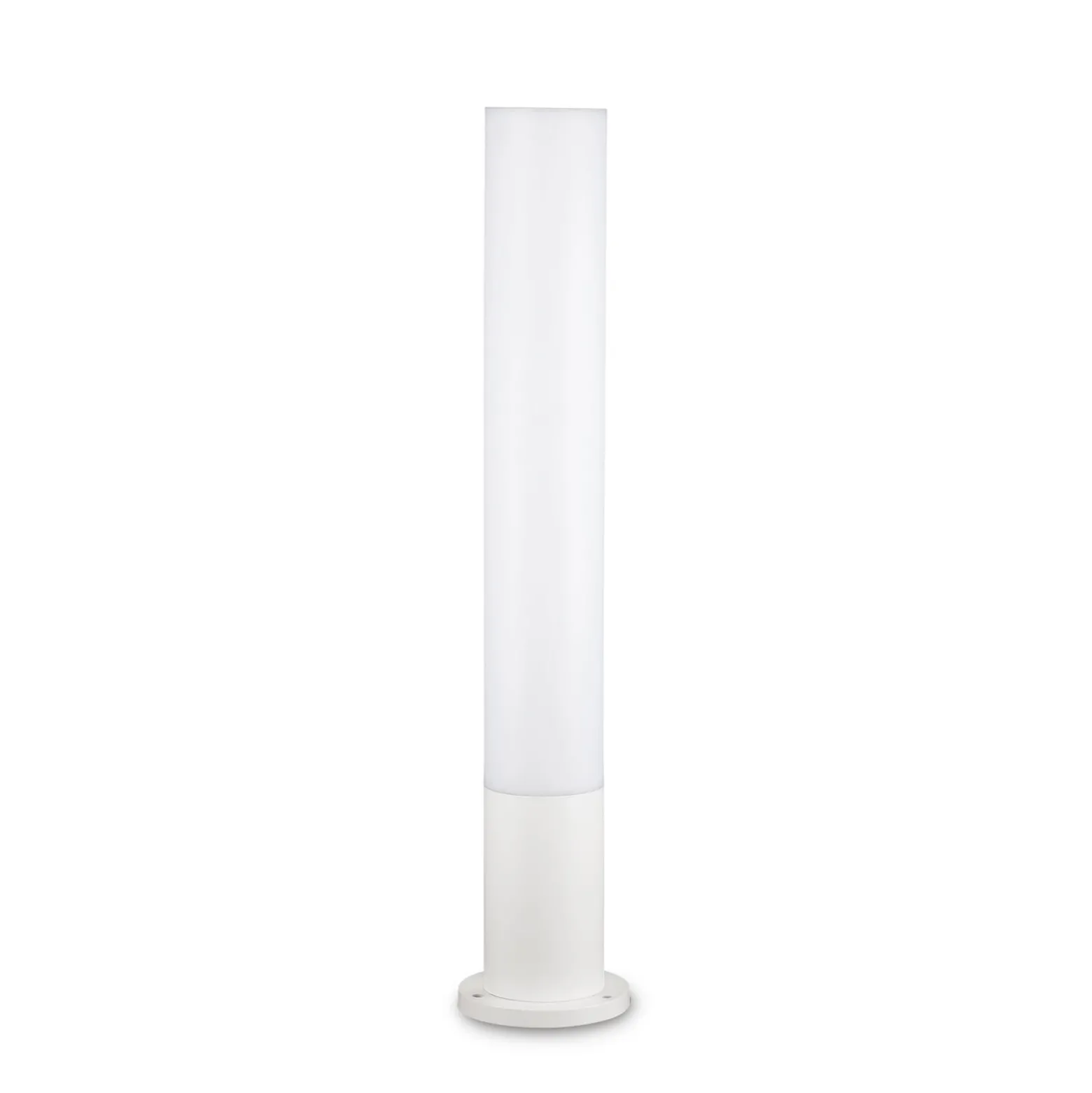 Ideal Lux pylväsvalaisin Edo pyöreä, valkoinen, GX53