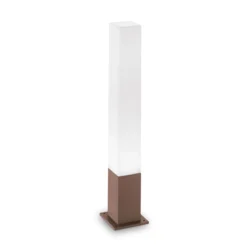 Ideal Lux pylväsvalaisin Edo square, kahvinruskea, GX53