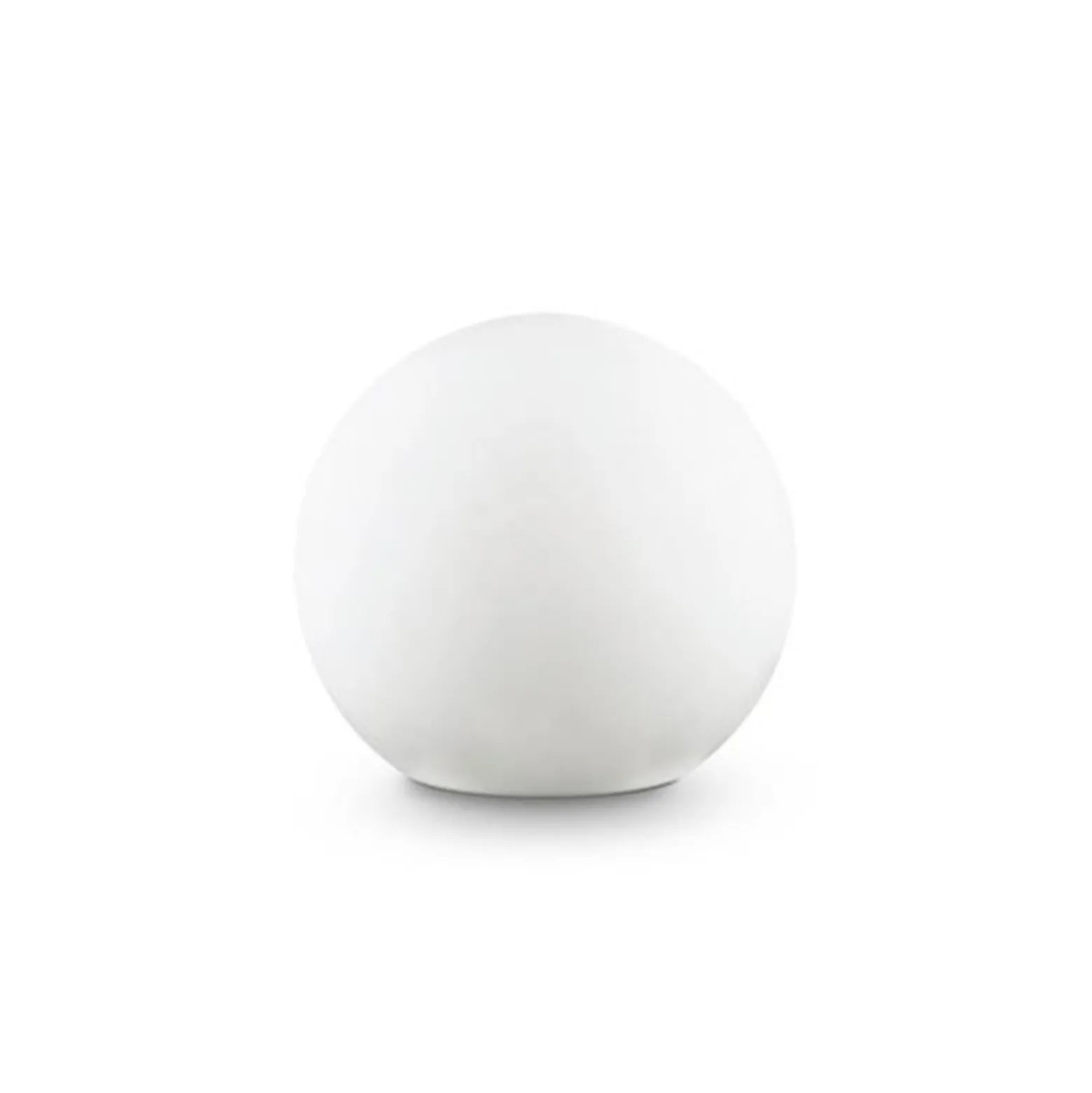 Ideal Lux Sole maapiikkavalaisin, valkoinen, muovia, Ø 30 cm