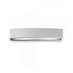 Ideal Lux ulkoseinälamppu Andromeda, harmaa, leveys 45 cm, E27