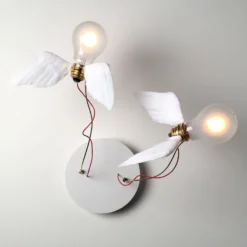 Ingo Maurer Lucellino Doppio -LED-kattovalo, 2x