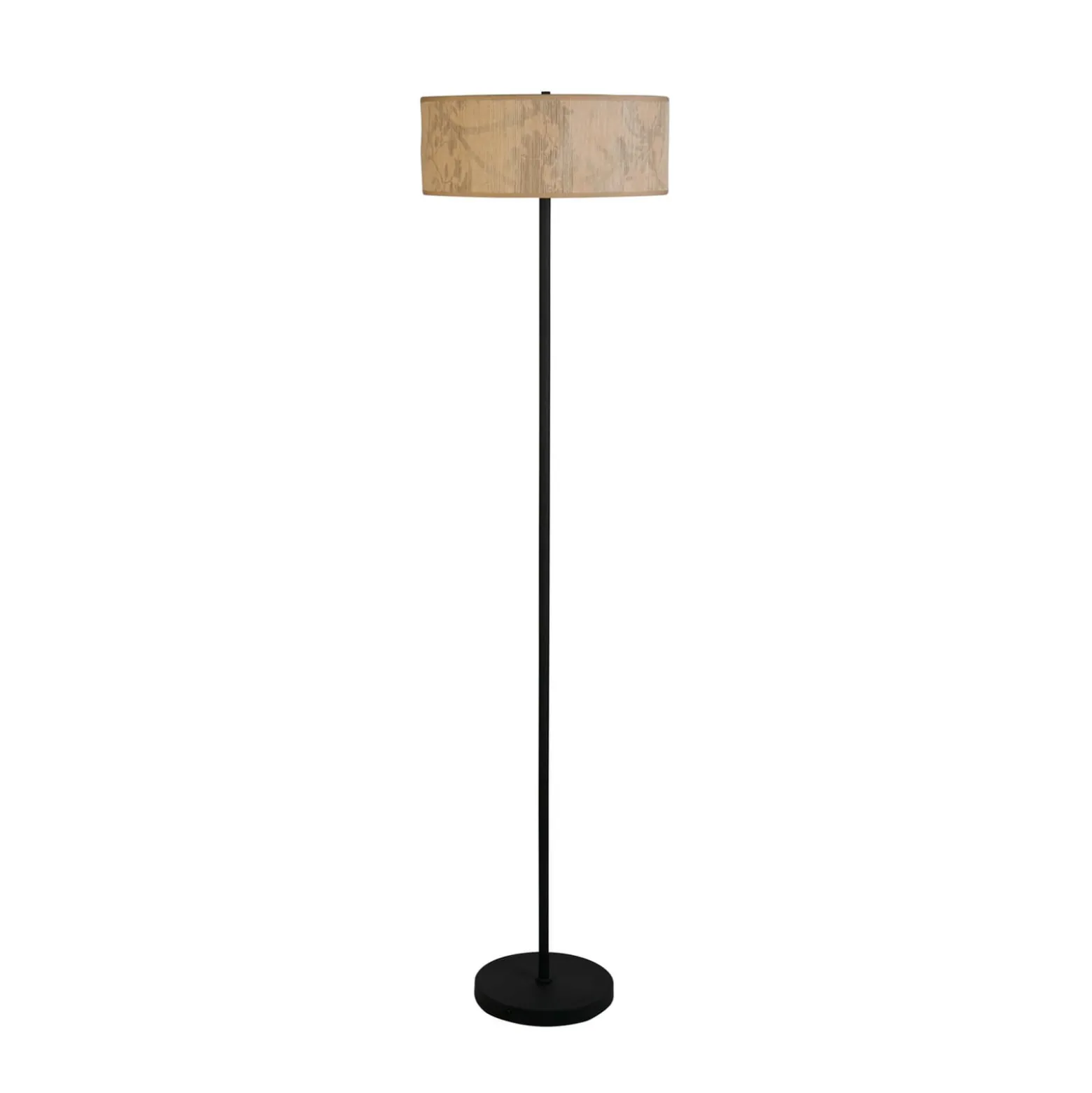 Isla lattiavalaisin, Ø 40 cm, ruskea, beige, bambu, teräs