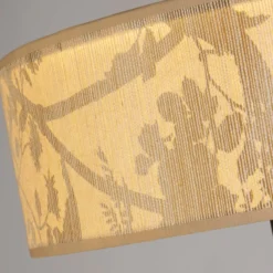 Isla lattiavalaisin, Ø 40 cm, ruskea, beige, bambu, teräs