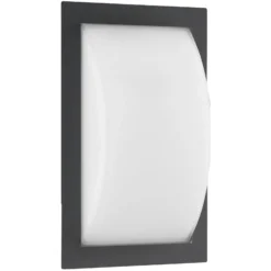 Ivett LED-ulkoseinävalaisin, grafiitti, liiketunnistin