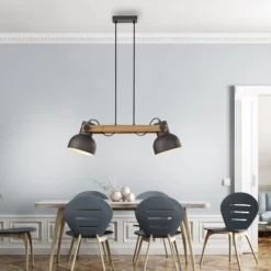 JUST LIGHT. Cup 2.0 riippuvalaisin, 2-valo, musta, metallia