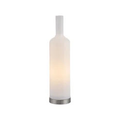 JUST LIGHT. Pöytävalaisin Bottle, opaali, lasi, E14