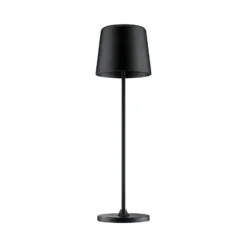 Kaami LED ladattava pöytävalaisin, himmennettävä musta mattamusta